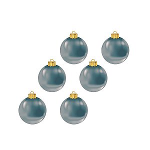 KIT 12 BOLA BOLINHA ENFEITAR PENDURAR ÁRVORE NATAL 25MM P