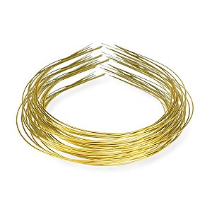 60 Tiara Metal Extra Fina Pérola Importada Artesanato 1.2mm