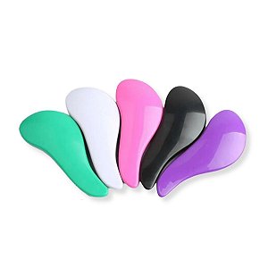 03 Escova Mágica Pentear Desembaraçador Cabelos Anti frizz