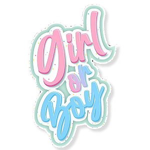 Enfeite Mural Painel Chá Revelação Decoração Girl ou Boy