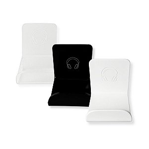 12 Suporte Para Fone de Ouvido Acrílico Resistente Prático