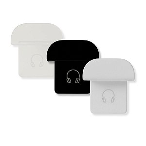 03 Suporte Para Fone De Ouvido Invertido Acrílico Expositor