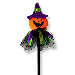 Varinha Abóbora Festa Dia das Bruxas Acessório Halloween