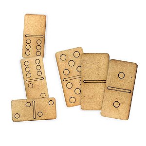 Kit 06 Jogo De Mesa Dominó Mdf Educativo Lembrancinha Festa
