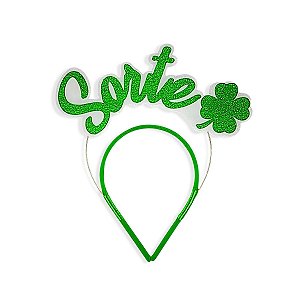 01 Tiara Sorte Fantasia Bloquinho Carnaval Festa Euforia