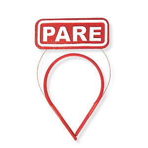 01 Tiara Pare Fantasia Bloquinho Festa Carnaval Acessório