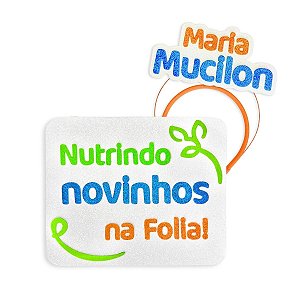 1 Tiara Maria Mucilon Eva + Placa Acessório Folia Carnaval