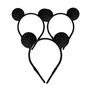 03 Tiara Rato Ratinho Pequeno Mouse Festa Fantasia Carnaval