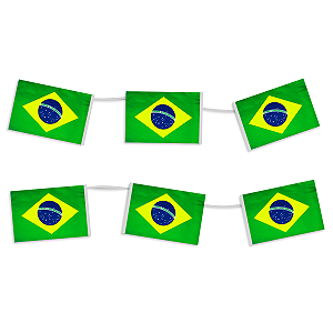 Kit 01 Pacote Bandeirinha Decorativa Festa Copa Mundo 6m