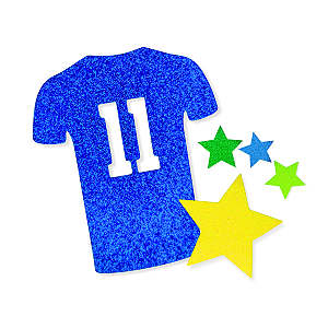 15 Painel Eva Mural Decorativo Festa Copa Brasil 20cm