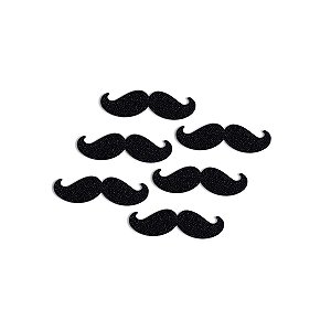 Aplique Bigode Dia Dos Pais Festa Enfeite Decoração 3,5cm