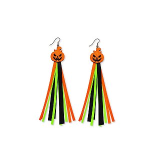 Brinco Fita Cetim Halloween Enfeite Decoração Acessorio EVA