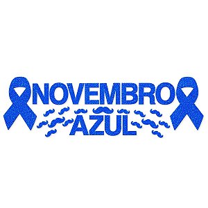 Painel Novembro Azul Enfeite Evento Saúde Campanha Decoração