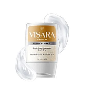 Visara Gel Creme Antiacne Oleosidade 50ml Rápida Absroção