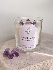 Vela Cristal Candle Ametista | Lavanda