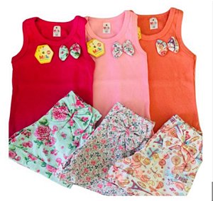 Kit C/ 20 Conj. Inf. de Regata Canelada Melki Kids