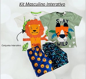 Kit C/ 21 Conj Masculino Interativo