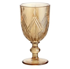 Cj 6 Taças de vidro ÂMBAR 376ml - Bon Gourmet