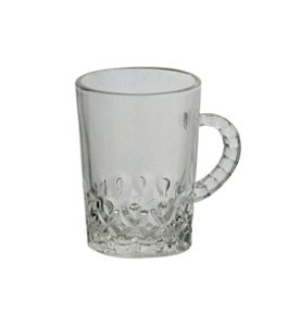 Conj. 6 canecas de vidro Gotas 115ml- Lyor