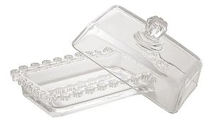 Manteigueira Cristal Daisy 18x11x10- Wolff