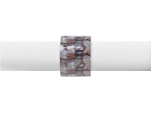 Argola De Guardanapo 4 pcs Smoky - Copa e Cia