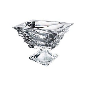 Centro de Mesa de Cristal c/ Pé Casablanca - Bohemia
