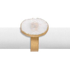 Argola De Guardanapo 4 pcs Quartzo - Copa e Cia