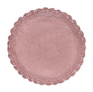 Jogo Americano Bethany Avulso Rosê - Copa e Cia