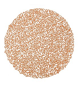 Lugar Americano De Plástico Garden Rosé - Lyor