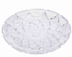 Prato de Cristal Deli Diamond 18,5x2,5cm- Lyor
