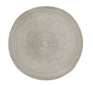 Jogo Americano Serenity Renda Cimento Queimado - Copa e Cia