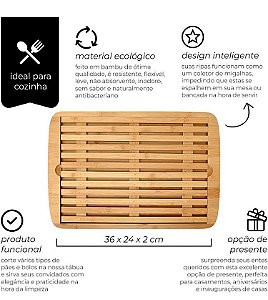 Tábua p/ Pães Ecokitchen