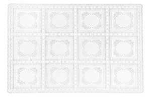 Jogo Americano Laura Vintage Branco - Copa e Cia