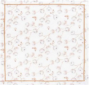 Guardanapo Ornato Algodão Unica 45x45 Ponto Festonê- Copa e Cia
