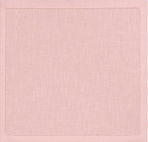 Guardanapo Ponto Ajour Coloratta Rosa Chá Unica Puro Algodão 50x50- Copa e Cia