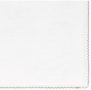 Guardanapo Verona Branco Unica Puro Algodão 45x45- Copa e Cia