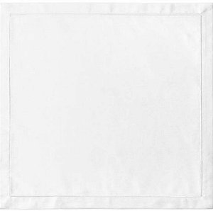 Guardanapo Ornato Branco Unica Puro Algodão 45x45- Copa e Cia