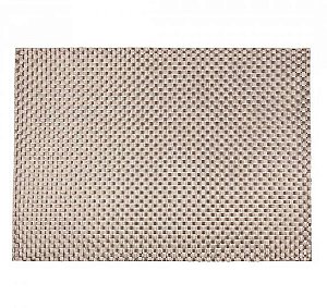 Jogo Americano Tramado Especial Premium Champagne - Copa e Cia