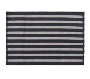 Jogo Americano Trama Design Rayas Preto - Copa e Cia