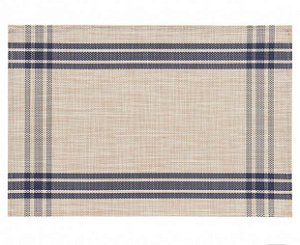 Jogo Americano Trama Design Xadrez Marinho - Copa e Cia