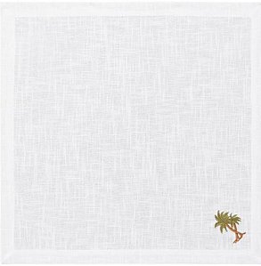 Guardanapo Arya Palm Unica Puro Algodão 50x50- Copa e Cia