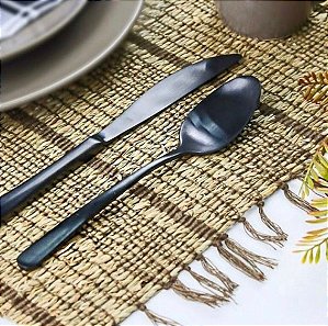 Jogo Americano Nature Listras Granito - Copa e Cia