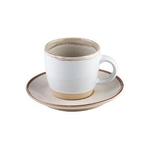 Cj 4 Xícaras p/ Chá c/ Pires Good Vibes 115ml