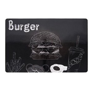 Jogo Americano PVC Print  Burguer - Copa e Cia
