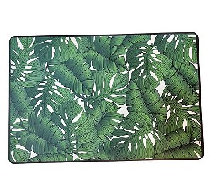 Lugar Americano de Plástico Garden Verde e Branco - Lyor