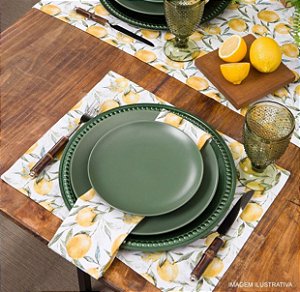 Jogo Americano Classic Lemon Unica - Copa e Cia