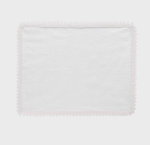 Jogo Americano Isis Guipir Branco Unica - Copa e Cia