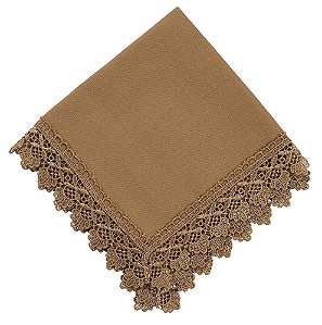 Guardanapo Guipir Marron 45x45- Rafimex