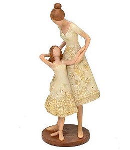 Estatueta Mãe Com Filha - Mabruk