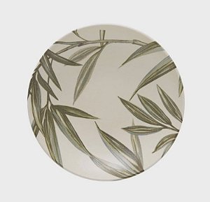 Cj 6 Pratos Fundo Aquarelle Bambu - Copa & Cia